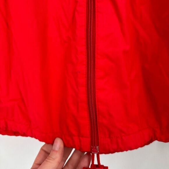 Vintage Helly Hansen Men’s Red Windbreaker Jacket Full Zip Small Hood Helly-Tech - Picture 4 of 10